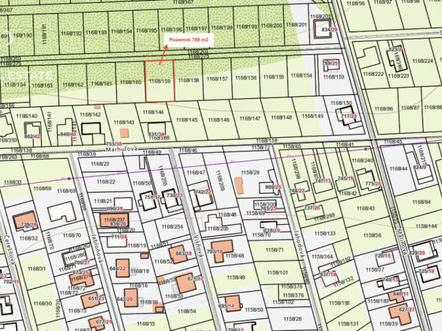 Pozemok na predaj, plocha 788 m², obec Fintice - 2