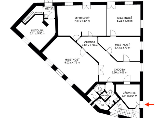 NA PRENÁJOM: Atraktívne komerčné priestory (177 m²) v centre Prešova - 5